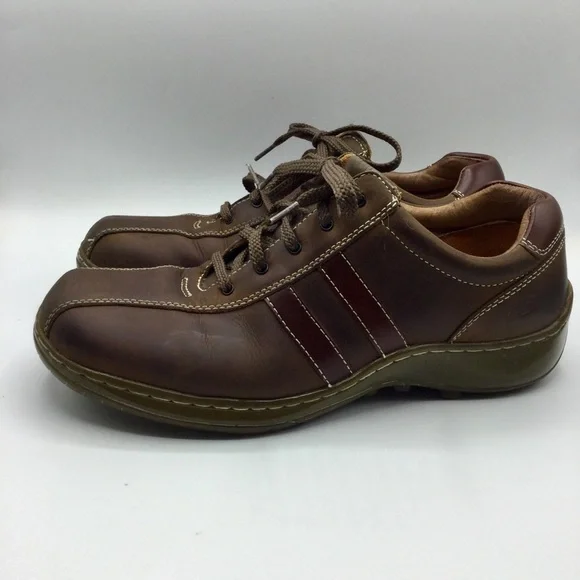Skechers 4400 Vintage 90’s Y2K Brown Leather Lace-Up Driver Shoes Men\'s Size 8 Vintage 90s Y2k Skechers Tan Brown Nubuck Suede Leather  main image 4